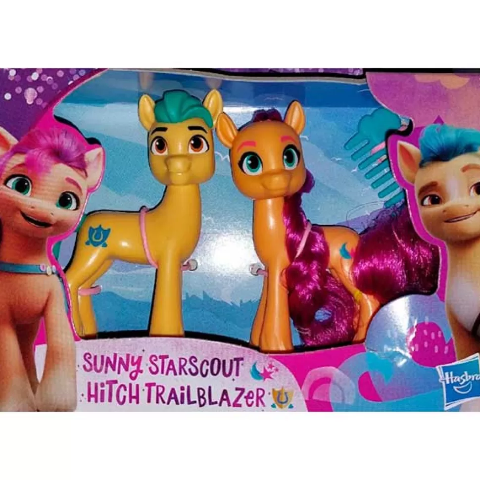 Brinquedos My Little Pony My Little Pony Pack Figuras Sunny-Hitch Cabelo Real< Brinquedos De Cavalos