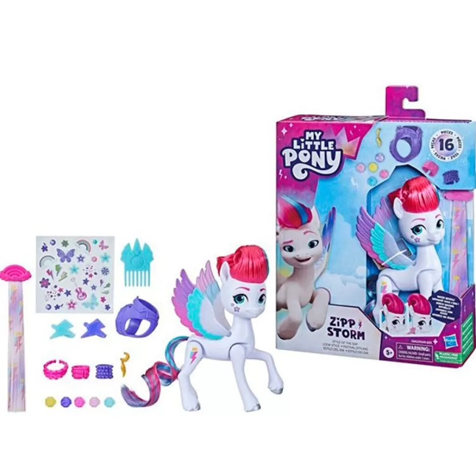 Brinquedos My Little Pony My Little Pony Zipp Storm Estilo Do Dia< Brinquedos De Cavalos