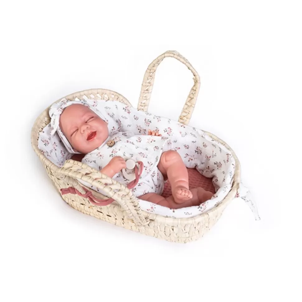 Brinquedos Antonio Juan My Little Reborn Lluna Com Alcofa 33Cm< Bonecas Reborn