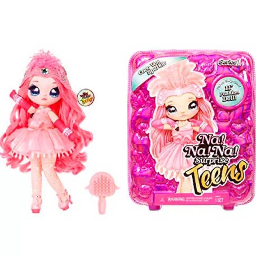 Discount Brinquedos Na Na Na Surprise Na! Na! Na! Surprise Teens Doll Coco Vo Sparkle