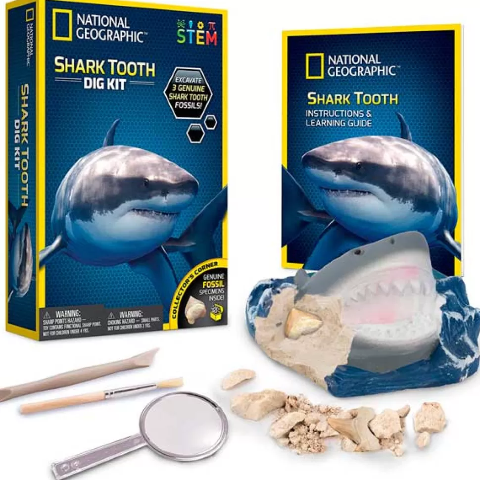 Brinquedos National Geographic National Geographic Descobrir Dentes Tubarao< Brinquedos Científicos