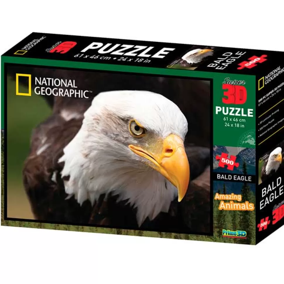 Best Brinquedos National Geographic National Geographic Prime 3D Puzzle 500P Aguia