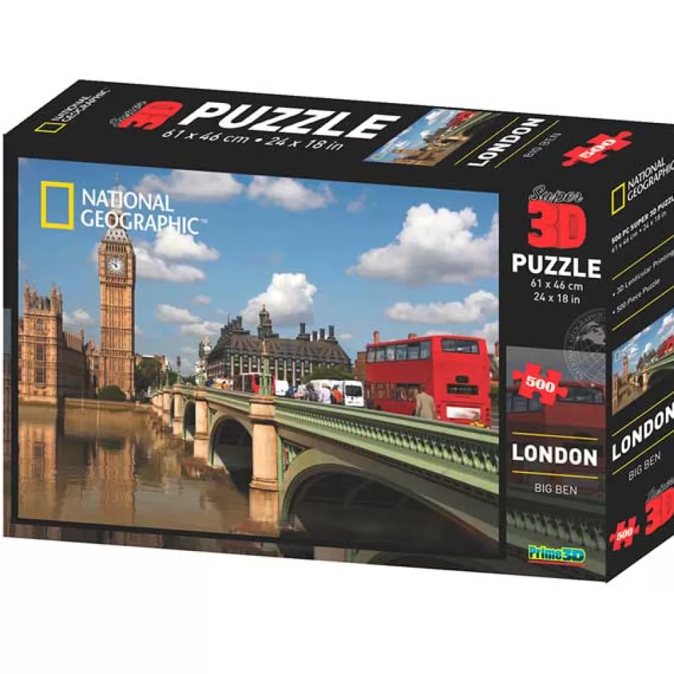 Cheap Brinquedos National Geographic National Geographic Prime 3D Puzzle 500P Londres