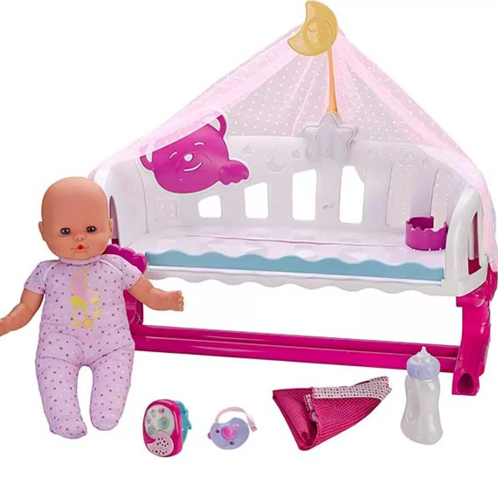 Brinquedos Nenuco Nenuco Berco Dorme Comigo Com Baby Monitor< Bonecas Com Sons