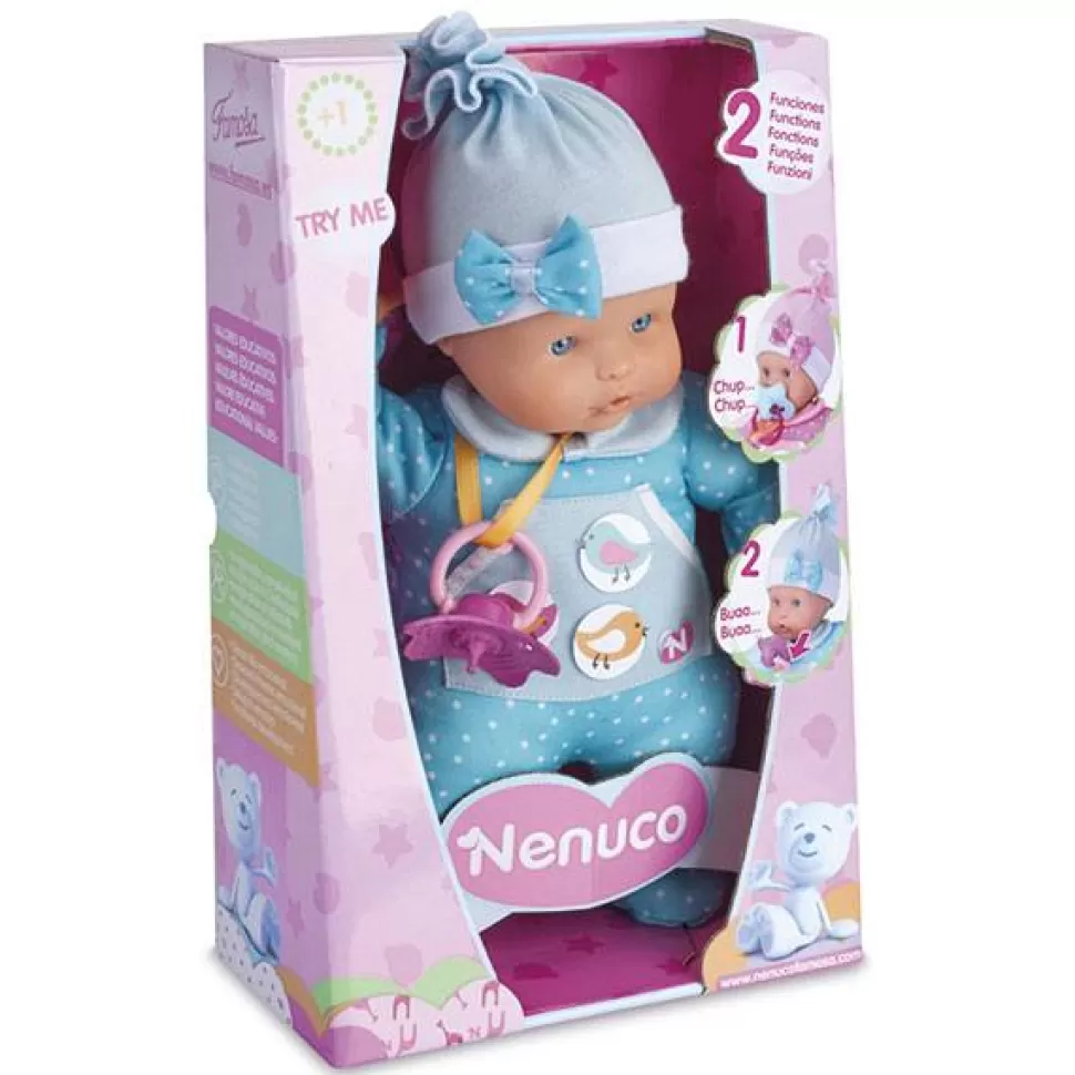Brinquedos Nenuco Nenuco Chorao Azul< Bonecas Com Sons