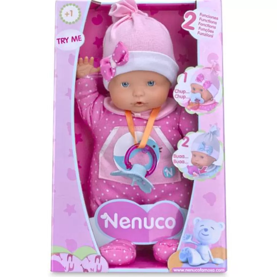 Brinquedos Nenuco Nenuco Chorao Rosa< Bonecas Com Sons