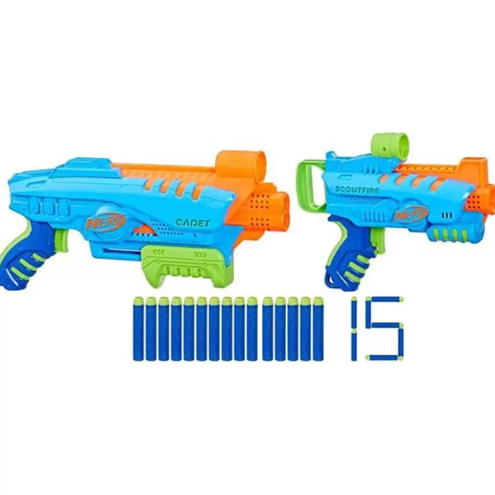 Brinquedos Nerf Nerf Pack 2 Pistola De Dardos Elite Junior Ultimate Starter Set< Brinquedos De Dinossauros
