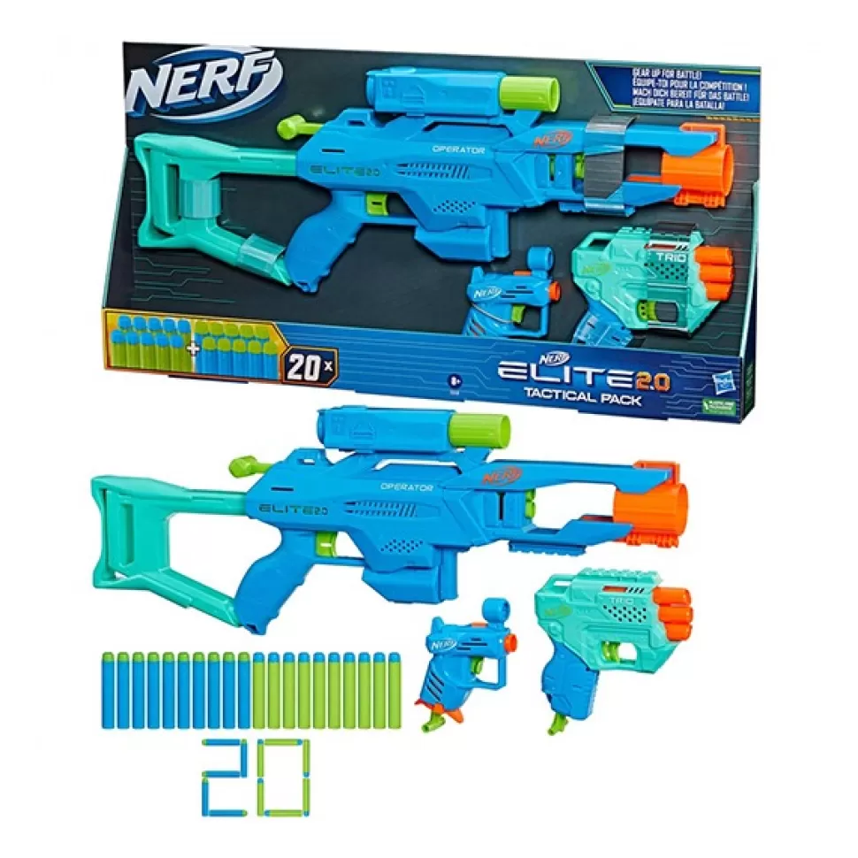 Brinquedos Nerf Nerf Pistola De Dardos Elite 2.0 Tactical< Brinquedos De Dinossauros