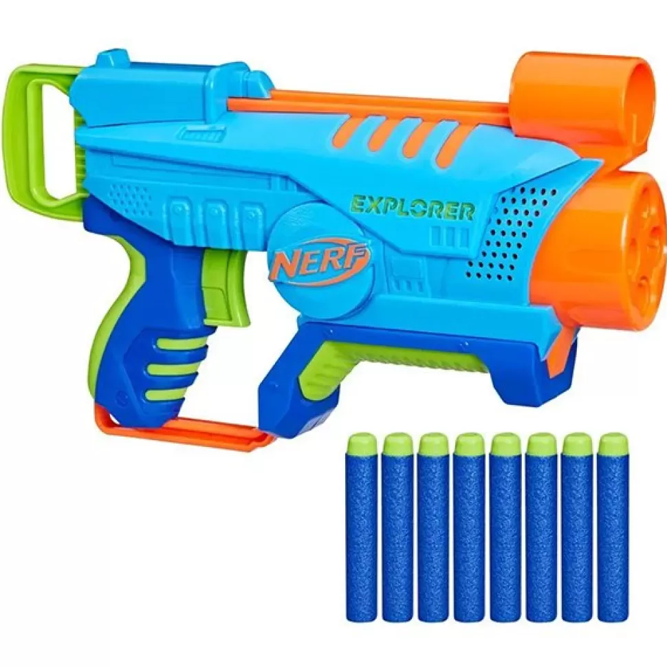 Brinquedos Nerf Nerf Pistola De Dardos Elite Jr Explorer Easy-Play< Brinquedos De Dinossauros