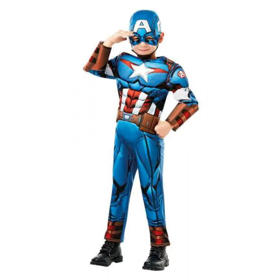New Brinquedos Os Vingadores Os Vingadores Disfarce Capitao America 3-4 Anos