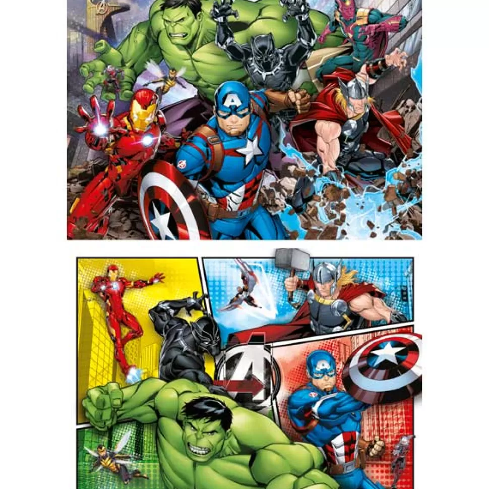 Cheap Brinquedos Os Vingadores Os Vingadores Puzzle 2X60P Avengers