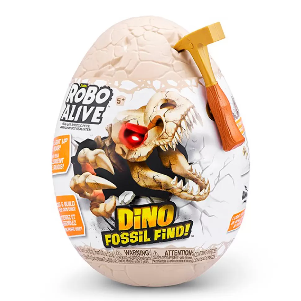 Brinquedos ZURU Ovo De Dinossauro Fossil Robo Alive< Brinquedos De Dinossauros
