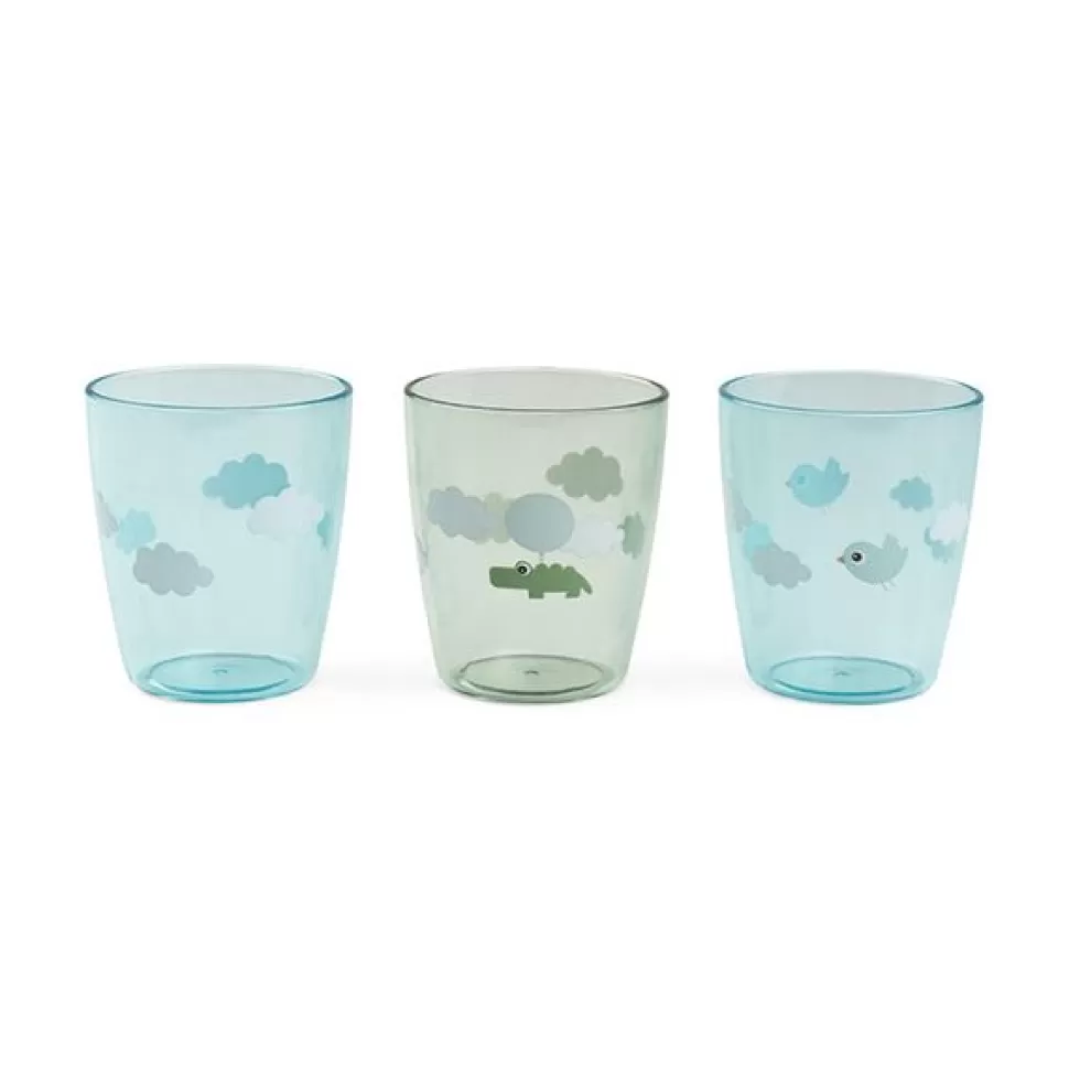 Brinquedos Done By Deer Pack 3 Mini Copos Yummy Verde< Brinquedos De Cozinha
