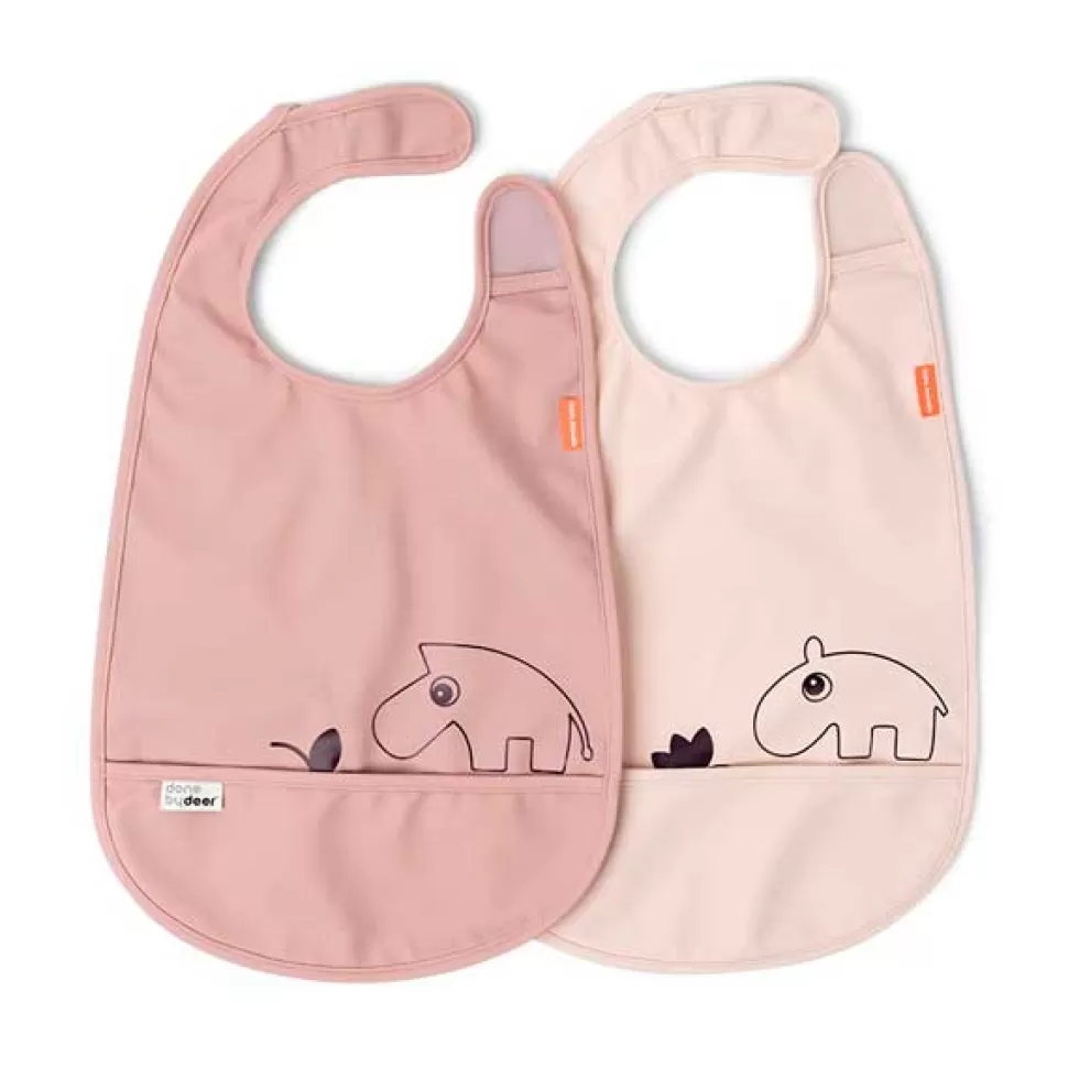 Brinquedos Done By Deer Pacote De 2 Babadores Rosas Deer Friends< Brinquedos De Cozinha