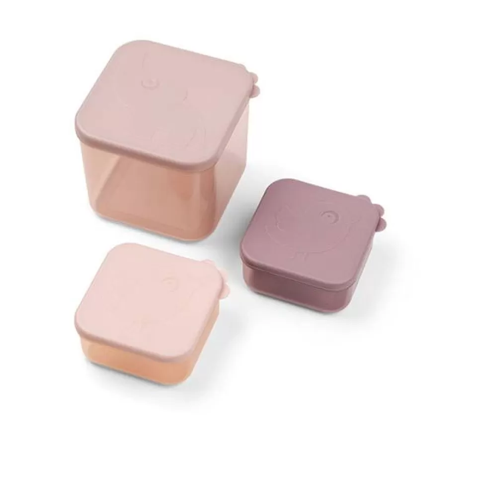 Brinquedos Done By Deer Pacote De Recipientes De Comida Elphee Powder Rosa< Brinquedos De Cozinha