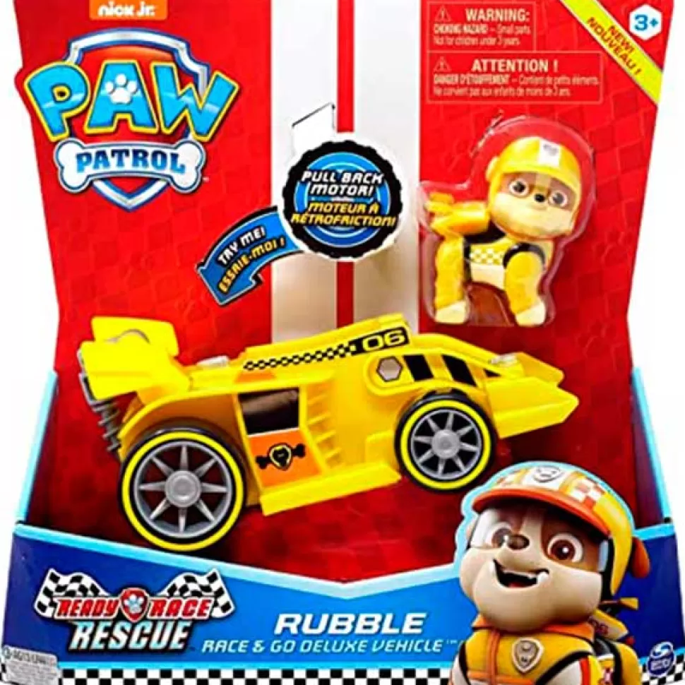Brinquedos Patrulha Pata Patrulha Pata Carro Rubble Race And Go< Brinquedos De Carros