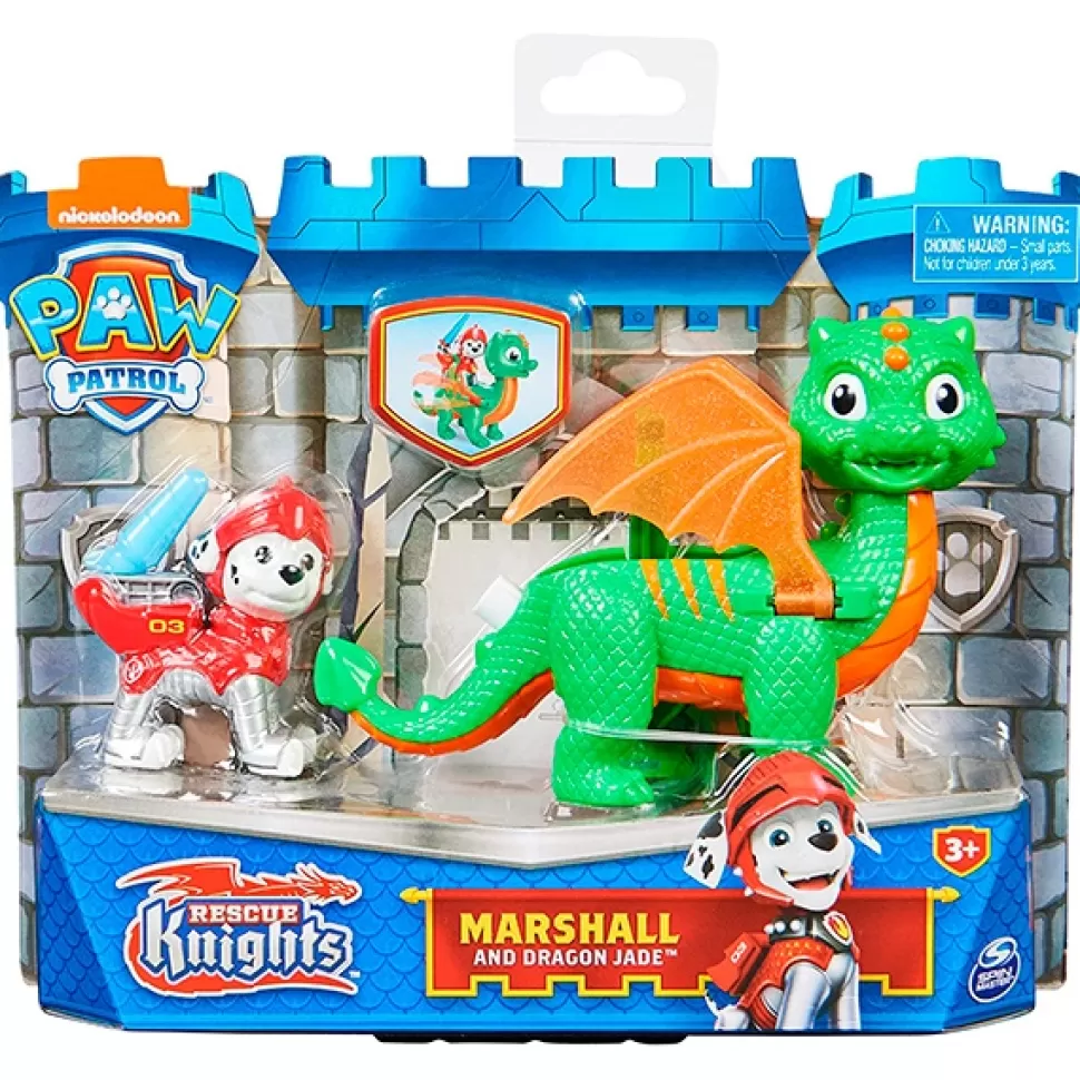 Brinquedos Patrulha Pata Patrulha Pata Marshall Com Dragao Jade< Brinquedos De Dragões