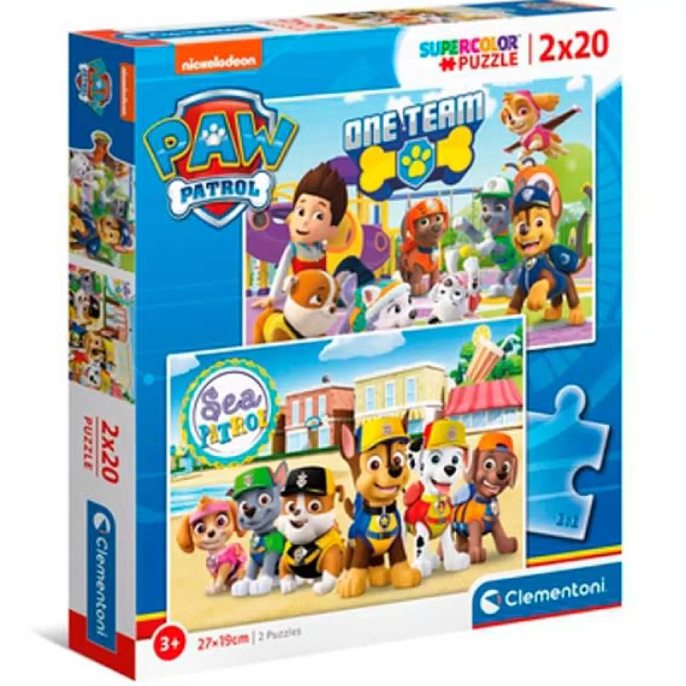 Best Brinquedos Patrulha Pata Patrulha Pata Puzzle 2X20P