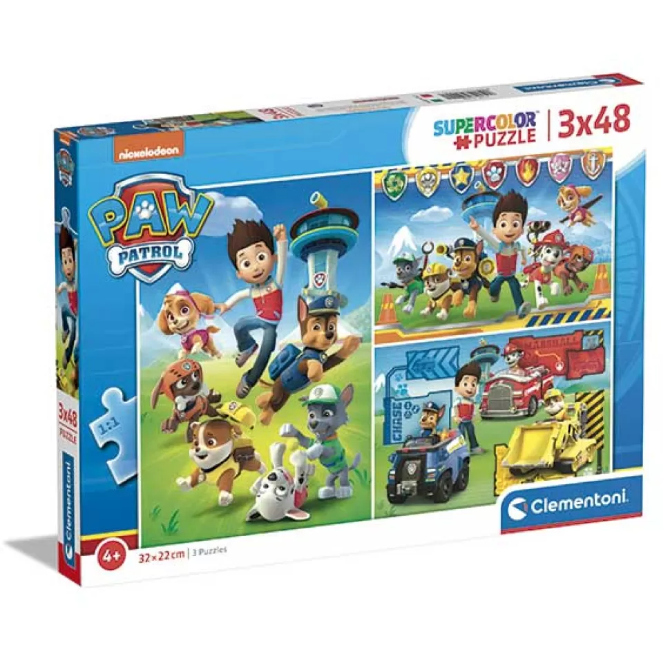 Cheap Brinquedos Patrulha Pata Patrulha Pata Puzzle 3X48P