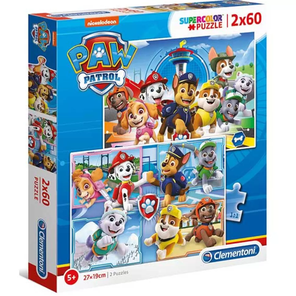 Best Brinquedos Patrulha Pata Patrulha Pata Quebra-Cabeças 2X60P