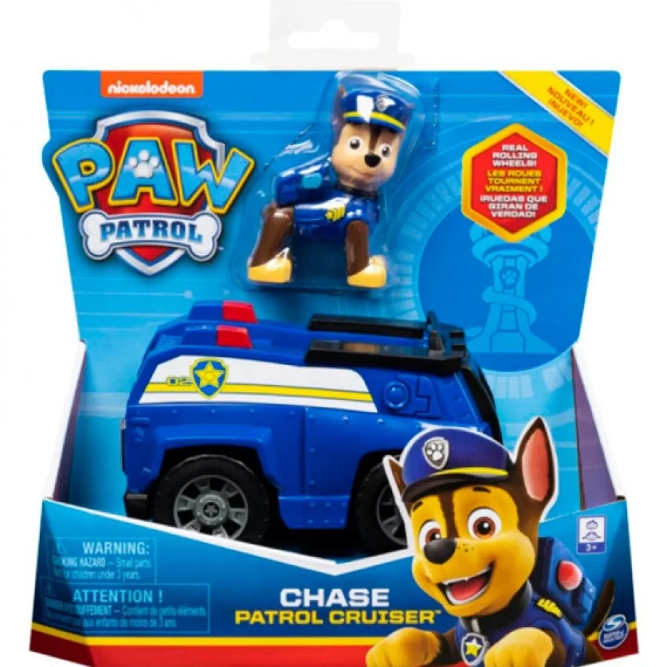 Brinquedos Patrulha Pata Patrulha Pata Veiculo E Figura Chase< Brinquedos De Carros