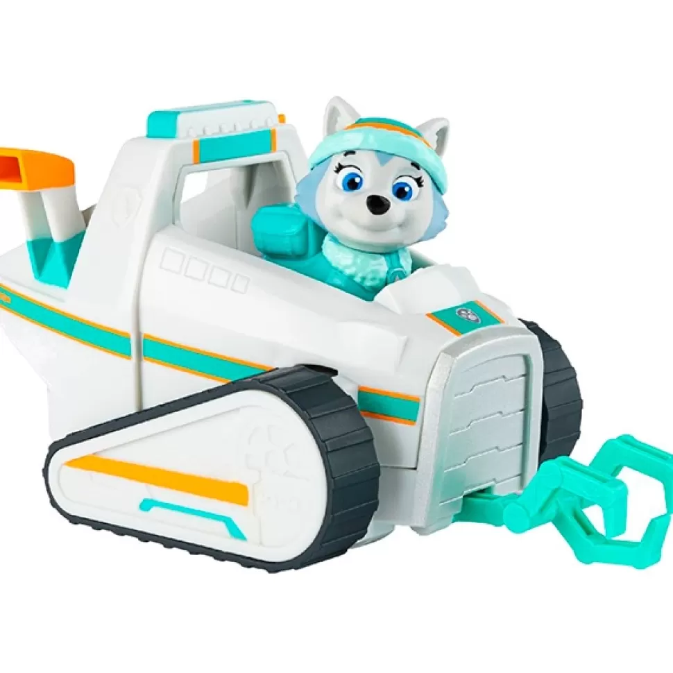 Brinquedos Patrulha Pata Patrulha Pata Veiculo E Figura Everest< Brinquedos De Carros