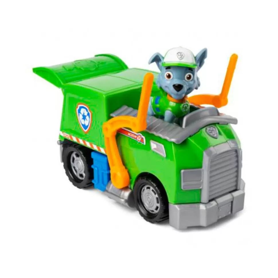 Brinquedos Patrulha Pata Patrulha Pata Veiculo E Figura Rocky< Brinquedos De Carros