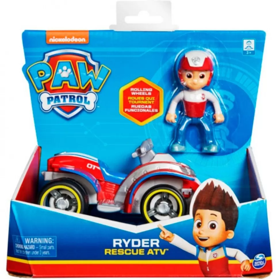 Brinquedos Patrulha Pata Patrulha Pata Veiculo E Figura Ryder< Brinquedos De Carros