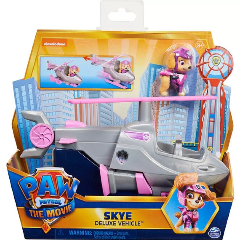 Brinquedos Patrulha Pata Patrulla Pata Movie Veiculo E Figura Skye< Brinquedos De Carros