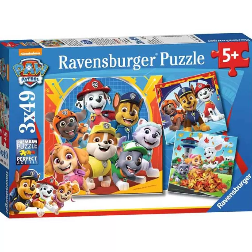 Fashion Brinquedos Patrulha Pata Patulha Pata Puzzle Infanitl 3X49P