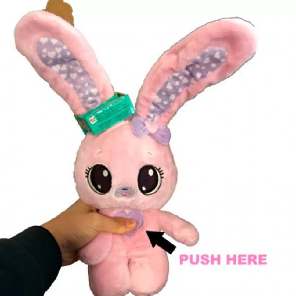 Fashion Brinquedos IMC Toys Peekapets Pelucia De Coelho Rosa