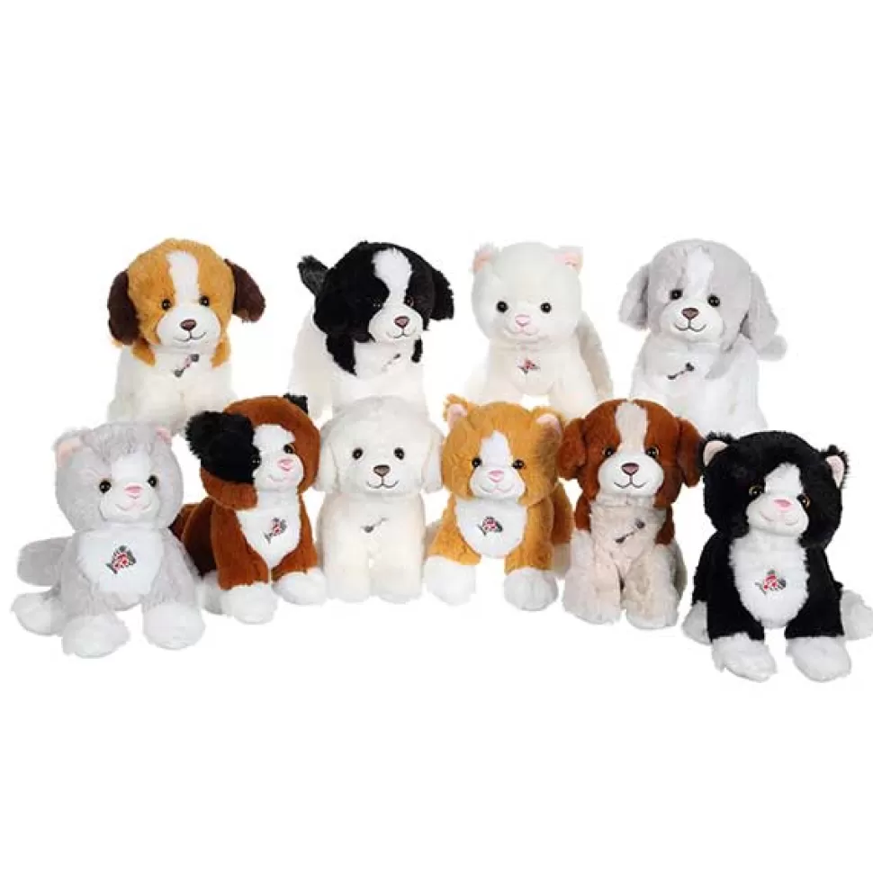 New Brinquedos Gipsy Peluche Cao-Gato Com Sons 18Cm