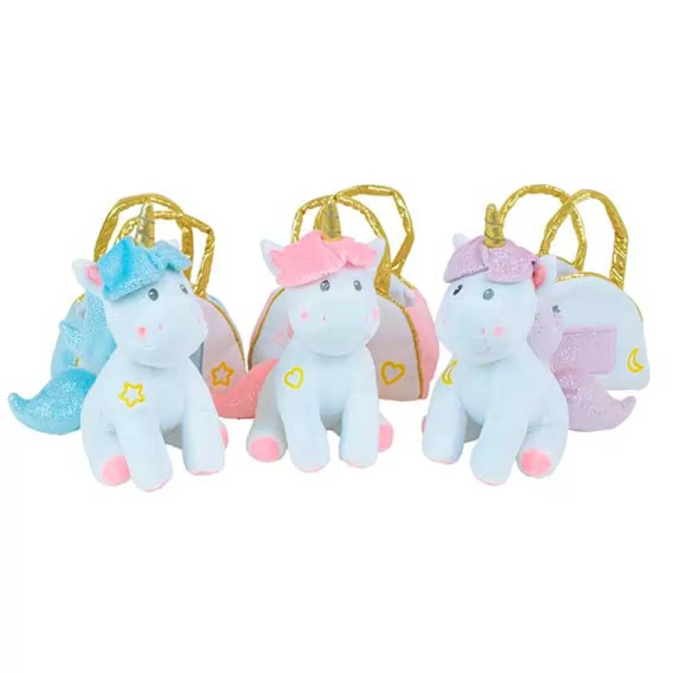 Store Brinquedos Jemini Peluche De Unicórnio Com Bolsa