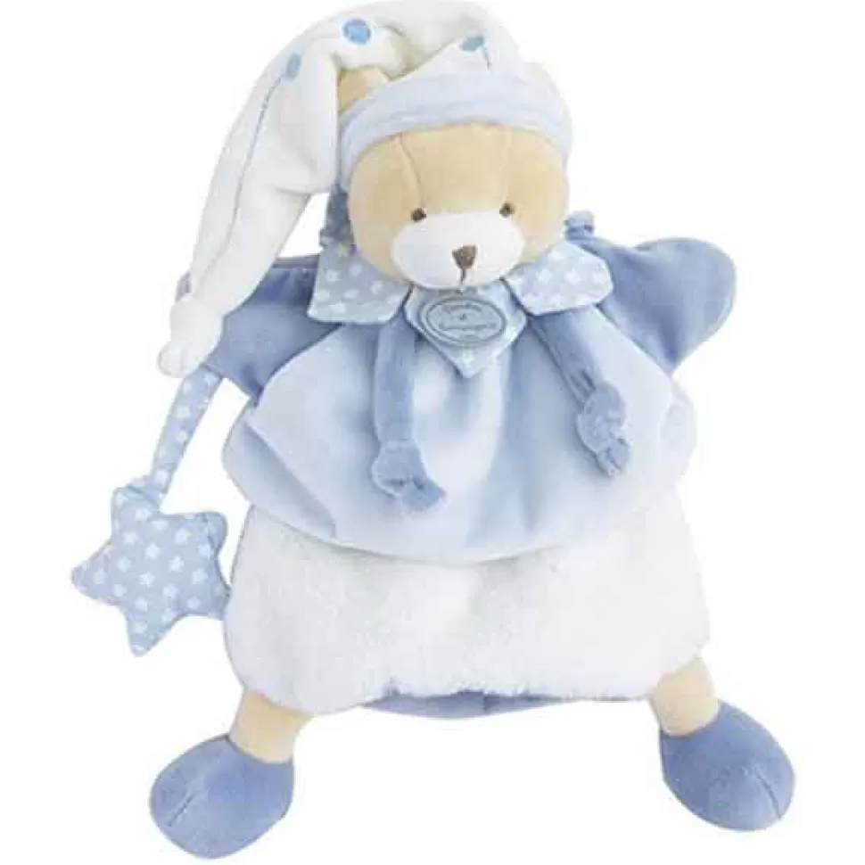 Store Brinquedos Doudou Et Compagnie Peluche Doudou Fantoche Urso Azul 28Cm