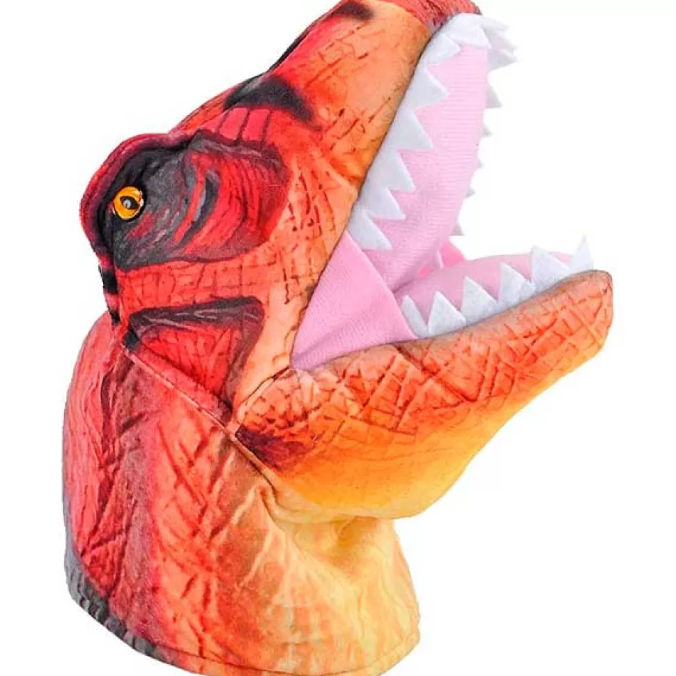 Brinquedos Wild Republic Peluche Fantoche Dinossauro T-Rex Com Sons 20 Cm< Peluche Dinossauro