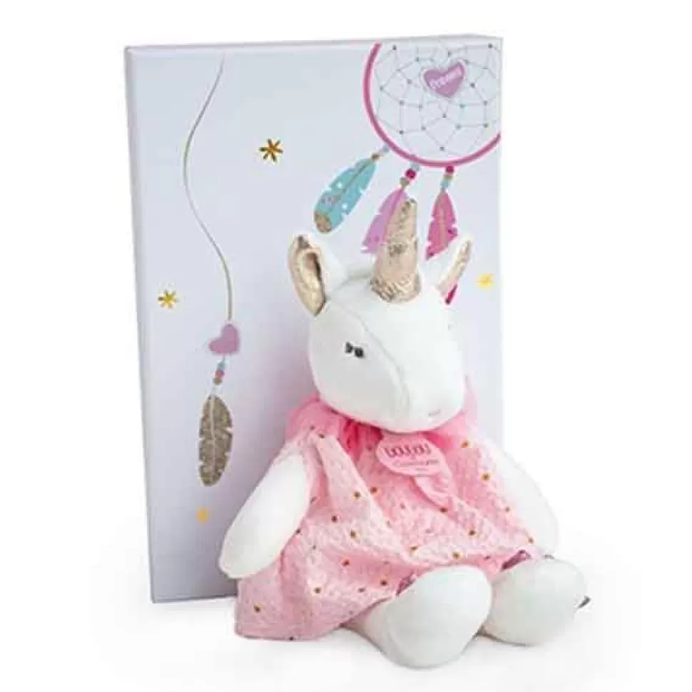 Outlet Brinquedos Doudou Et Compagnie Peluche Unicórnio Com Caixa 20Cm