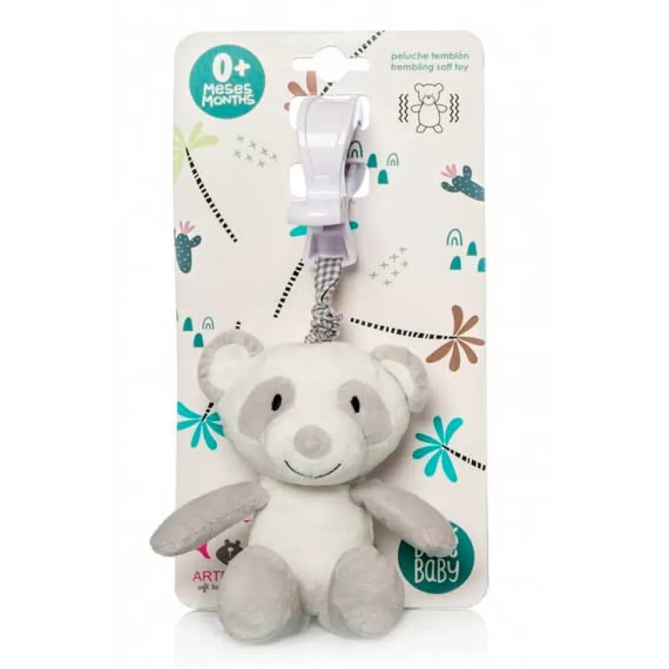 Outlet Brinquedos Artesavi Peluche Urso Panda Com Clip 16 Cm