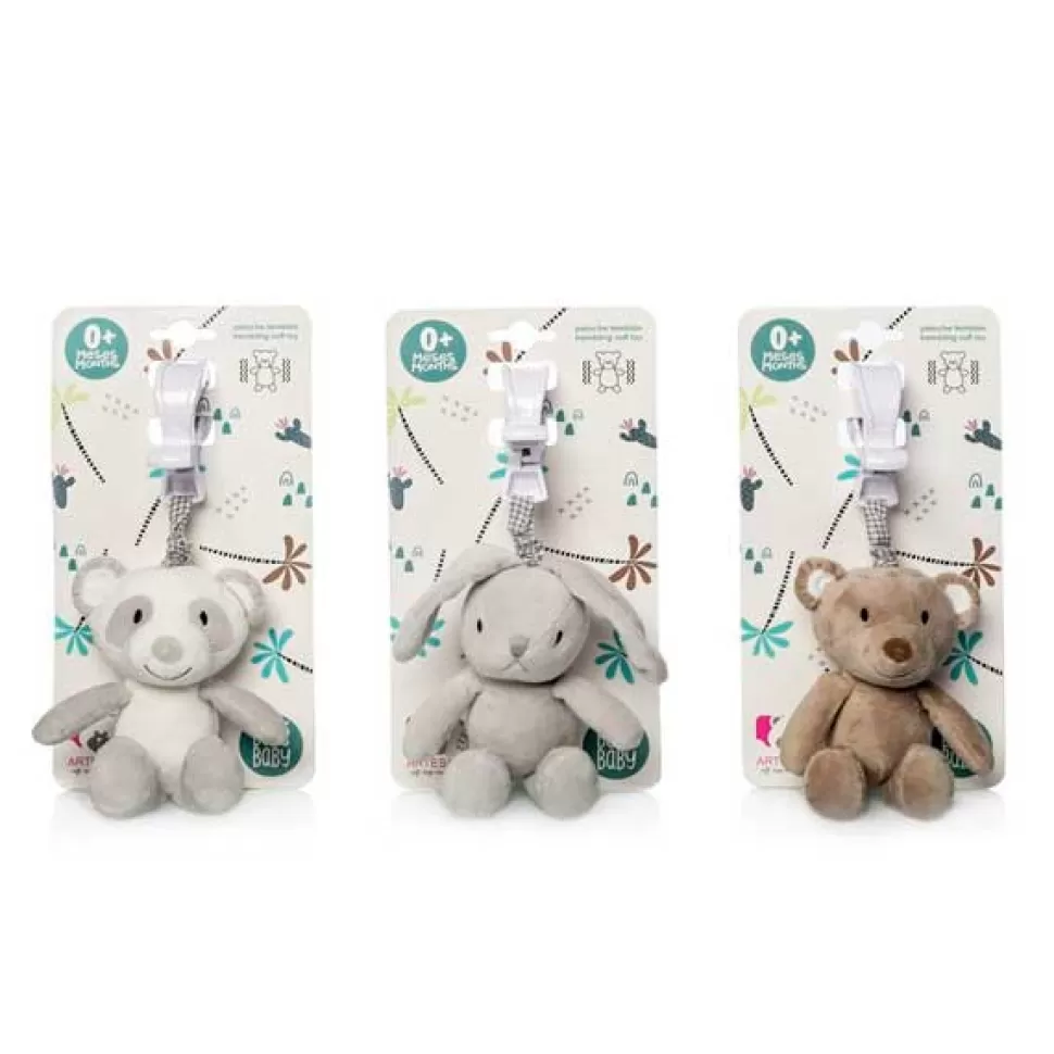 Outlet Brinquedos Artesavi Peluche Urso Panda Com Clip 16 Cm