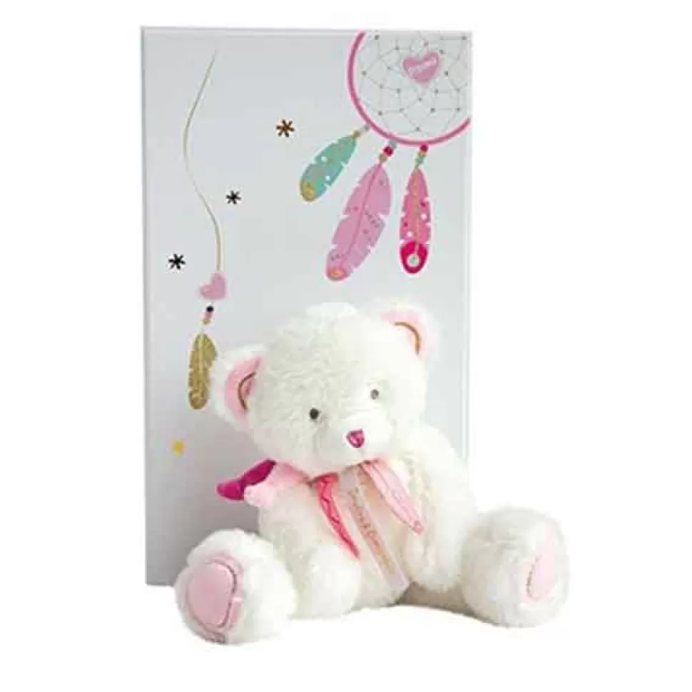 Flash Sale Brinquedos Doudou Et Compagnie Peluche Urso Rosa Com Caixa 22Cm