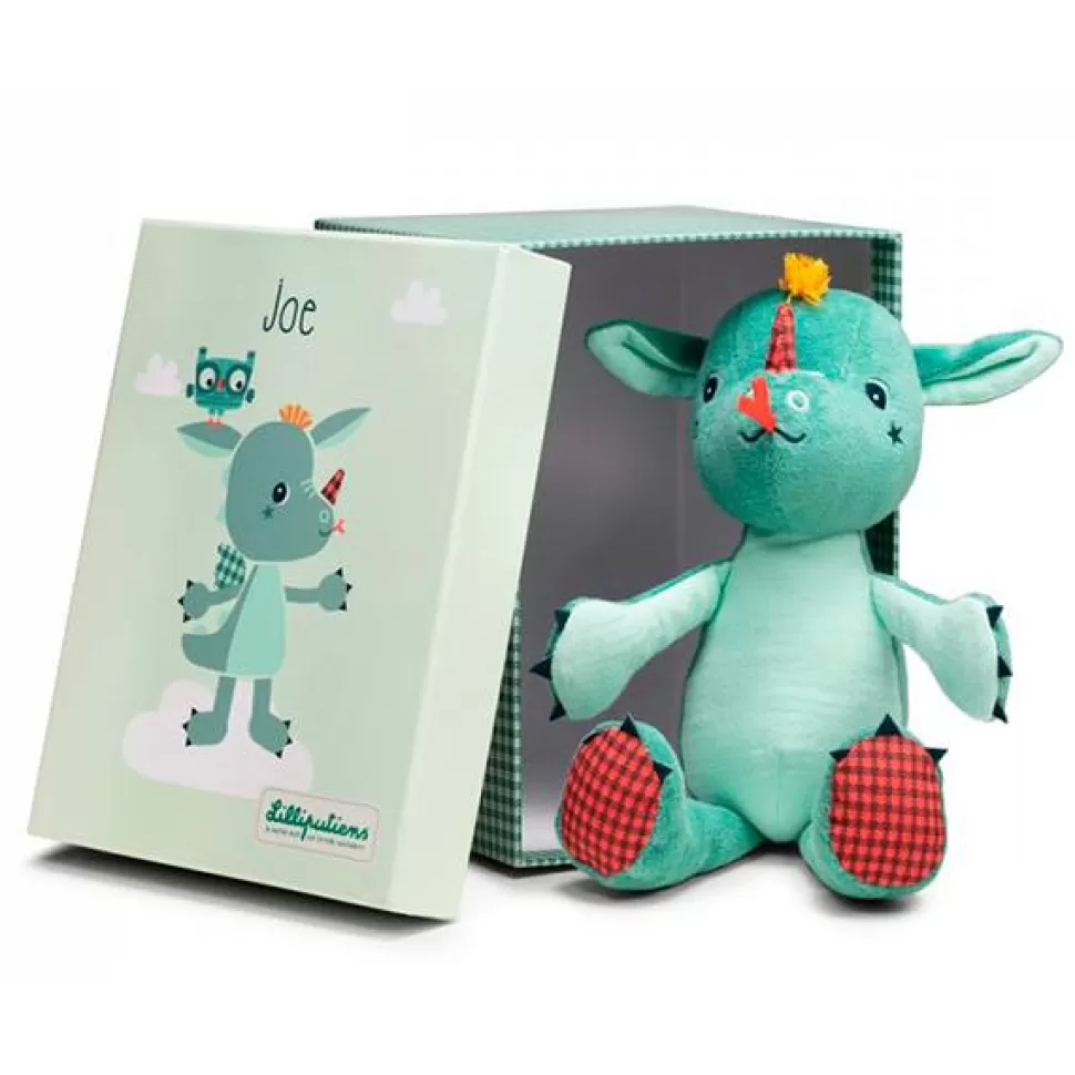 Brinquedos Lilliputiens Pelucia Abracando Joe O Dragao Lilliputiens< Brinquedos De Dragões