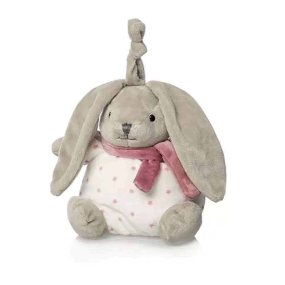 Discount Brinquedos Artesavi Pelucia Coelhinho Musical Estrelas Rosas 15Cm