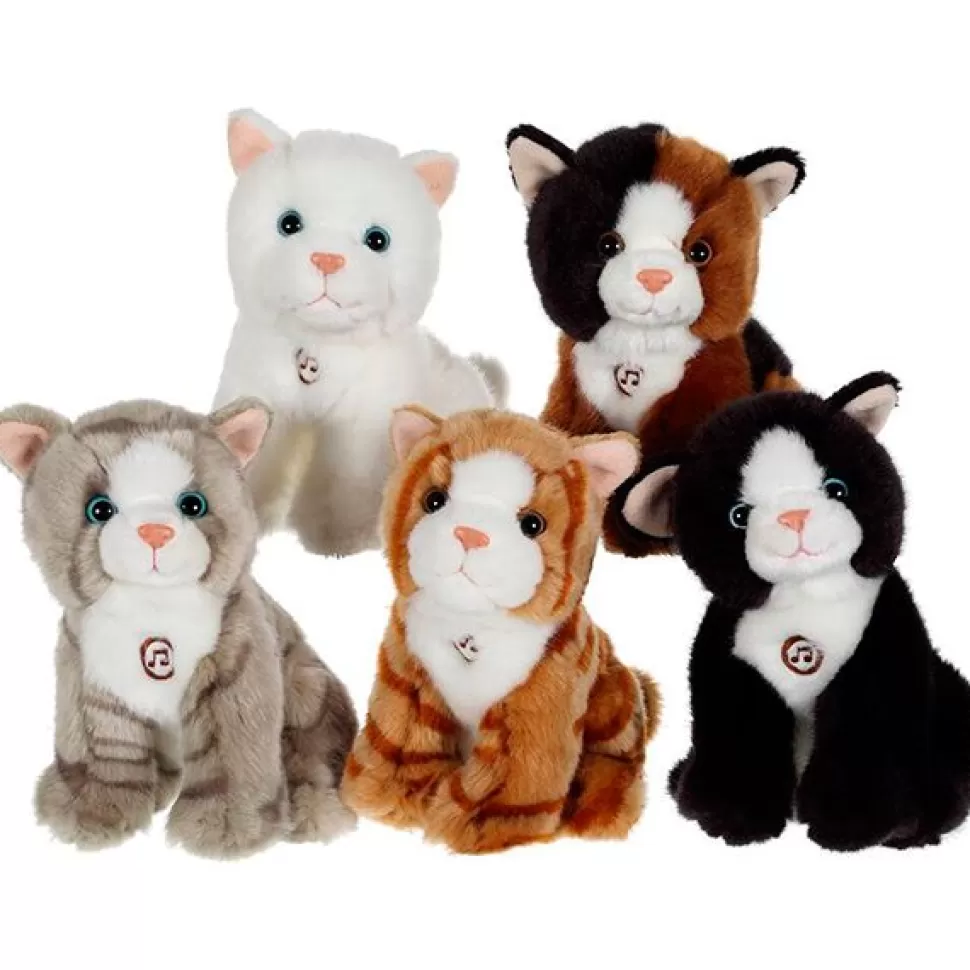 Store Brinquedos Gipsy Pelucia De Gato Com Sons 18Cm