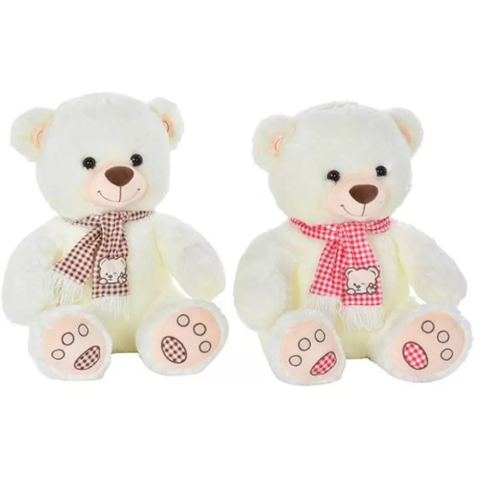 Shop Brinquedos Item Pelucia Urso Bege Com Lenco 50Cm