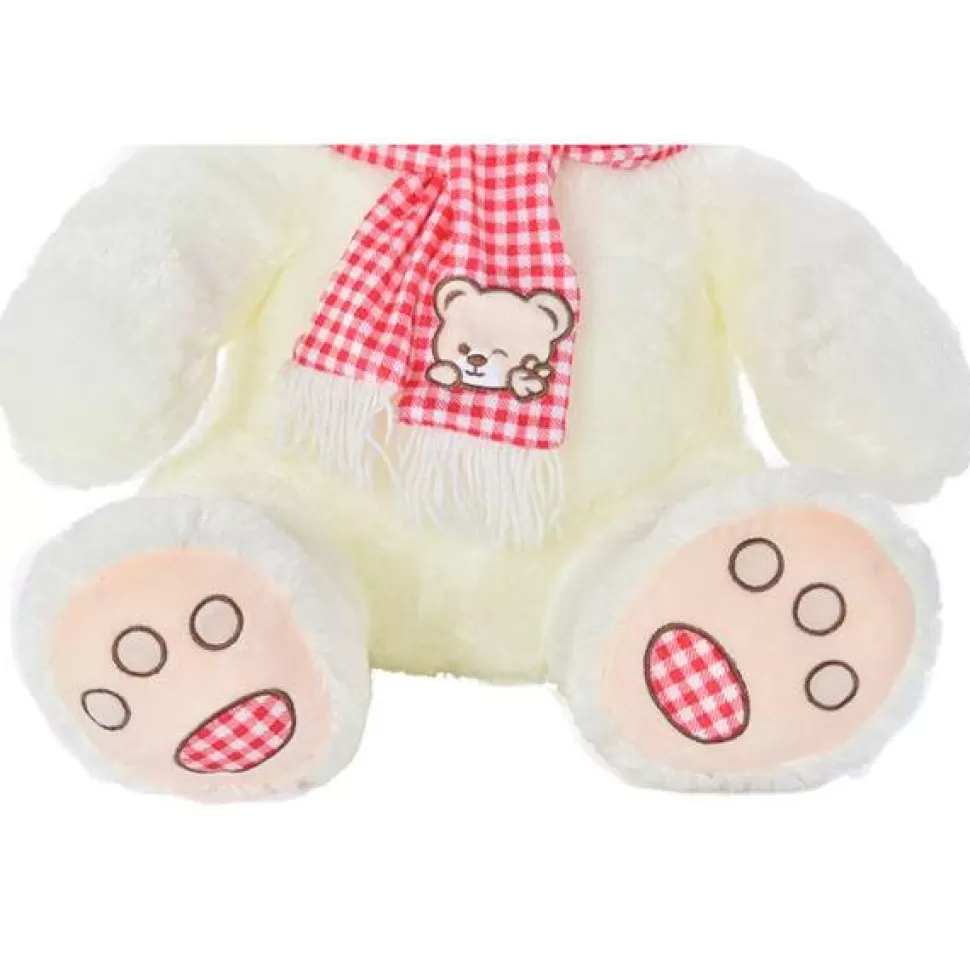 Shop Brinquedos Item Pelucia Urso Bege Com Lenco 50Cm
