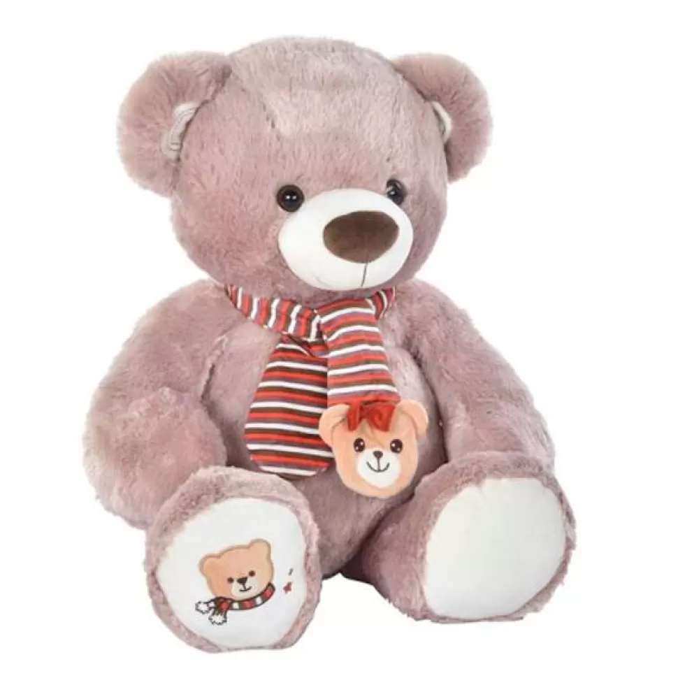 Discount Brinquedos Item Pelucia Urso Pardo Lenco 60Cm