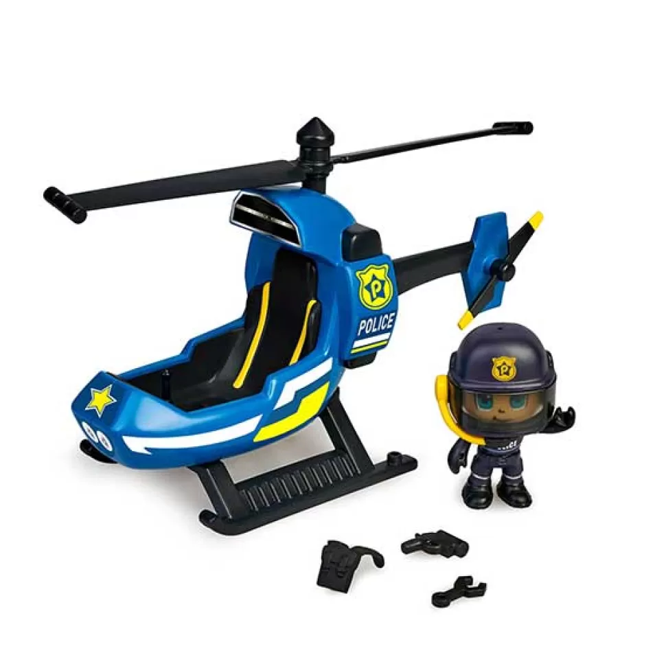 Brinquedos Pinypon Action Pinypon Action Mini Helicoptero De Policia< Brinquedos De Aviões
