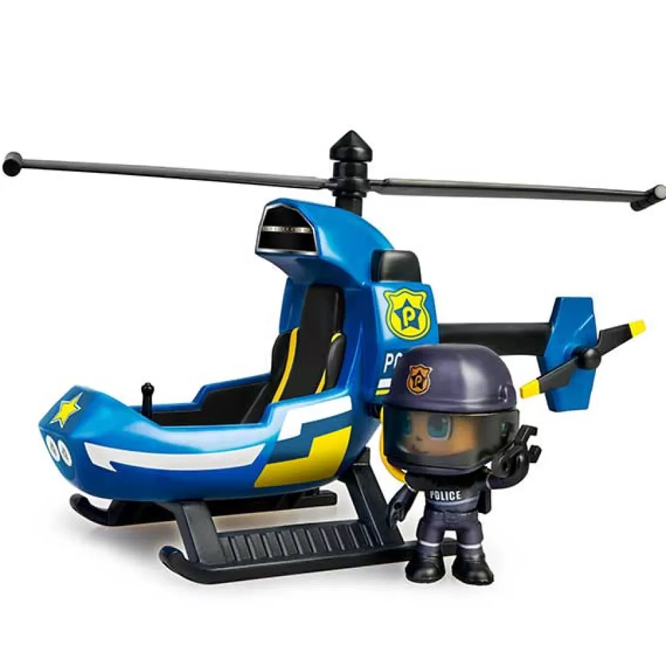 Brinquedos Pinypon Action Pinypon Action Mini Helicoptero De Policia< Brinquedos De Aviões
