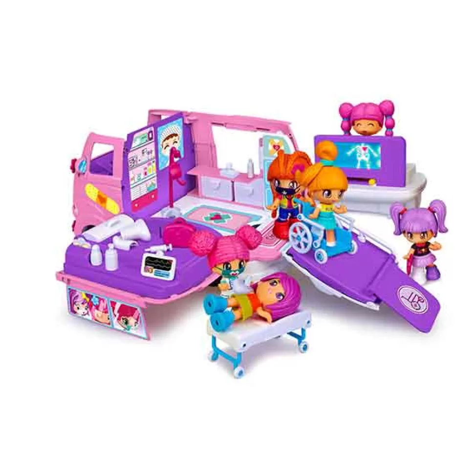 Brinquedos Pinypon Pinypon Ambulancia De Emergencia< Brinquedos De Carros