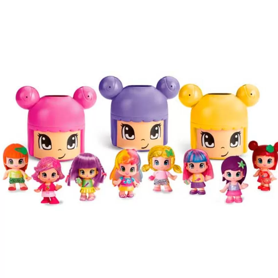 Fashion Brinquedos Pinypon Pinypon Figura Cabeca Surpresa Rosa #3