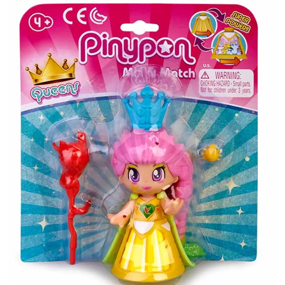 Online Brinquedos Pinypon Pinypon Figura Queen Vestido Amarelo